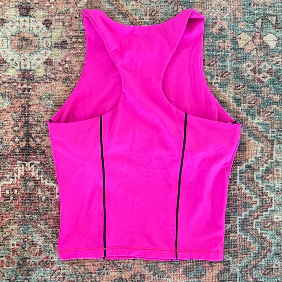 NWOT Victoria's Secret Sweat on Point Racer Back Tank in Fuchsia Size XS - Picture 5 of 7